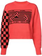 Proenza Schouler Mixed Print Sweatshirt - Red