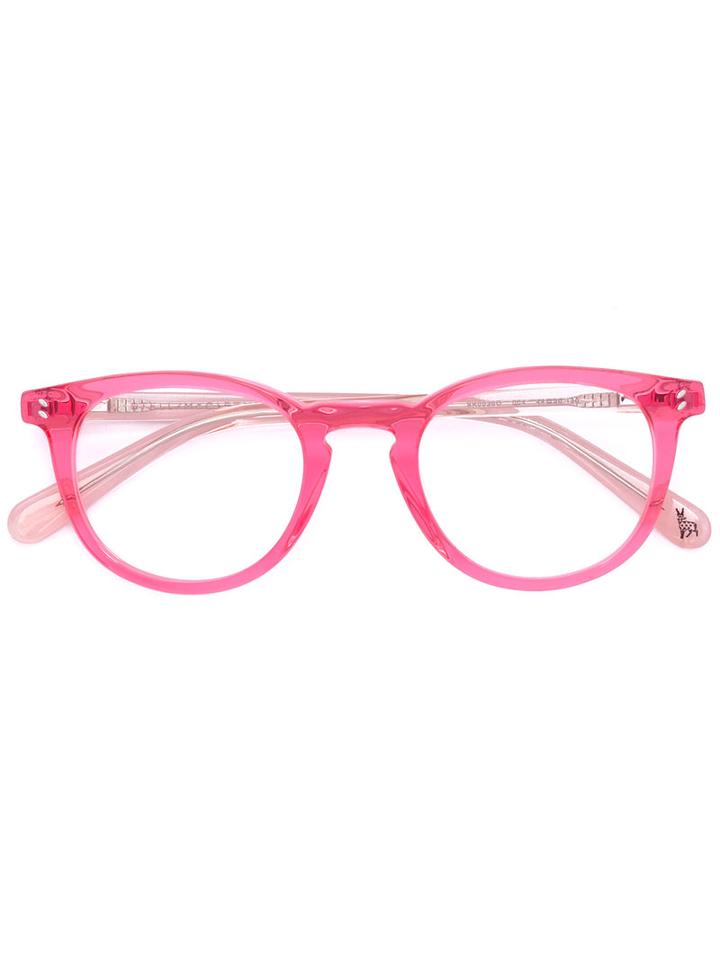 Stella Mccartney Kids Two-tone Round Eyeglasses, Pink/purple