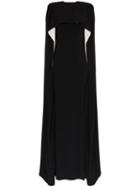 Stella Mccartney Cape Evening Dress - Black