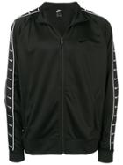 Nike Logo Stripe Sports Jacket - Black