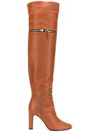 Giuseppe Zanotti Design Joana Zip-detail Boots - Brown