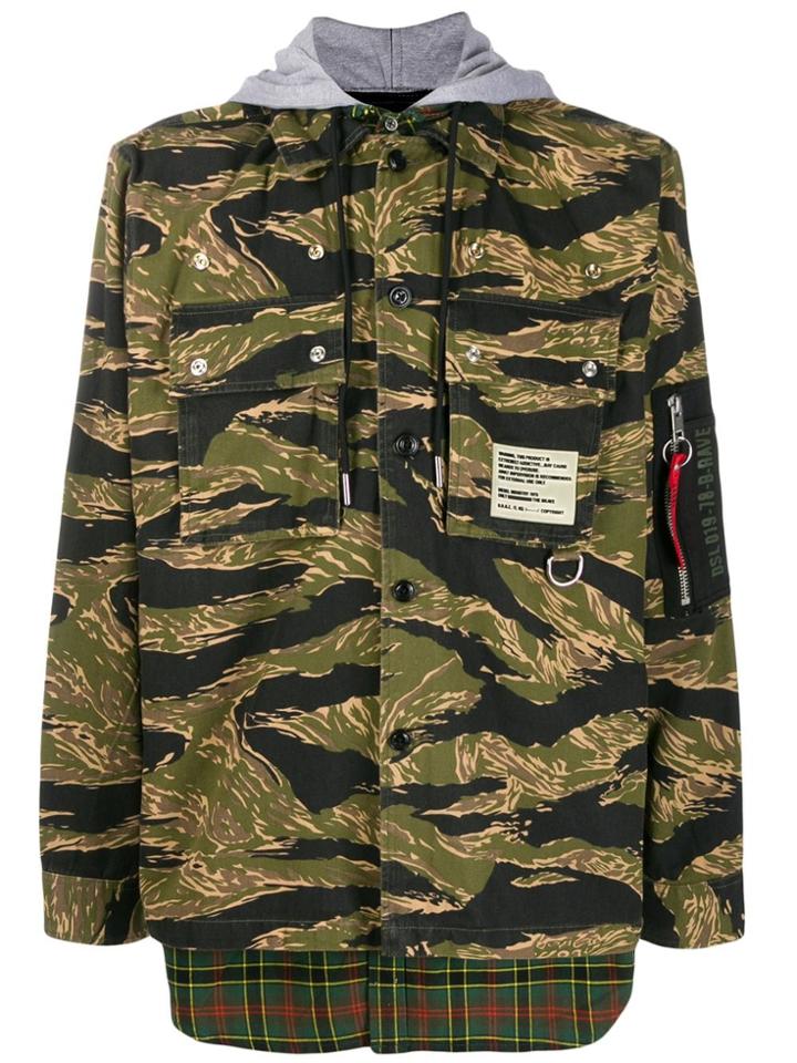 Diesel Layered-effect Military Jacket - Green