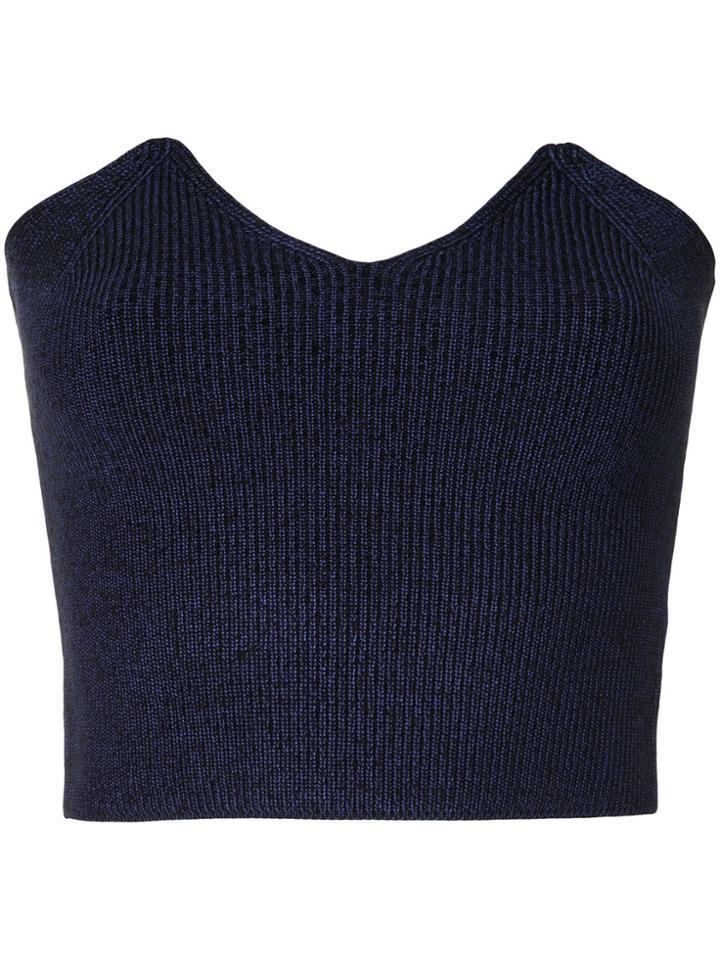 H Beauty & Youth Ribbed Bodice Sweater - Black