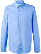 Jil Sander Classic Button Down Shirt, Men's, Size: 39, Blue, Cotton