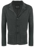 Roberto Collina Classic Fitted Cardigan - Grey