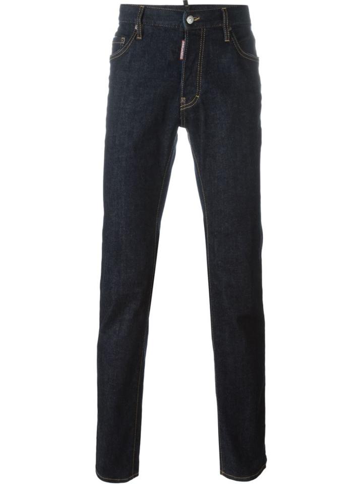 Dsquared2 Slim Fit Jeans, Men's, Size: 50, Blue, Polyester/cotton/spandex/elastane