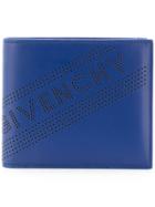 Givenchy Perforated Style Wallet - Blue