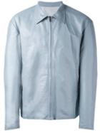 Jil Sander - Zipped Reversible Jacket - Men - Lamb Skin/polyester - 50, Blue, Lamb Skin/polyester