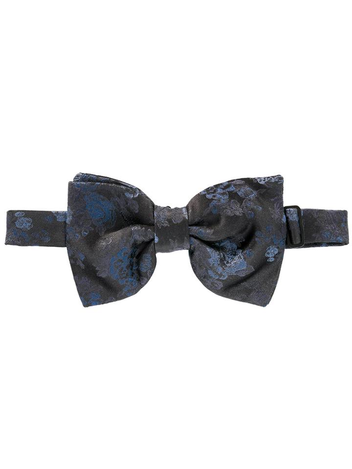 Dolce & Gabbana Jacquard Bow Tie - Blue