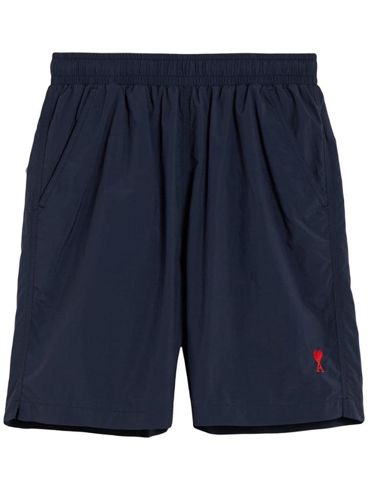 Ami Alexandre Mattiussi Ami De Coeur Long Swimshort - Blue