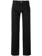 Armani Collezioni Regular Jeans, Men's, Size: 33, Black, Cotton