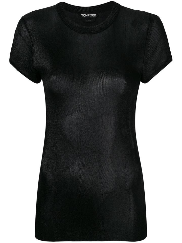 Tom Ford Fitted T-shirt - Black