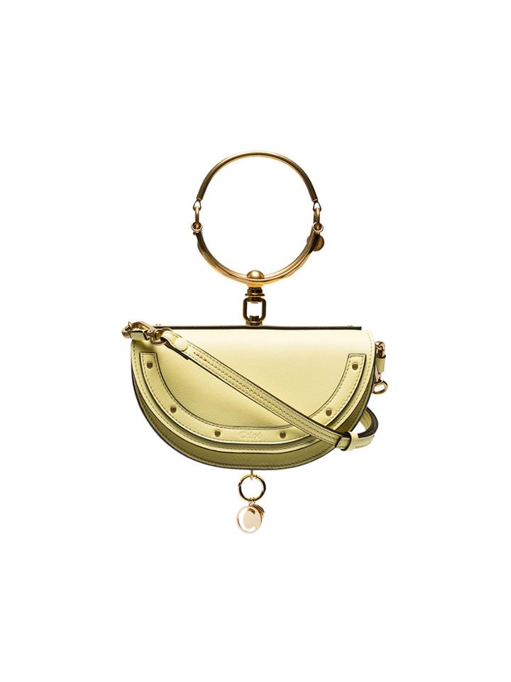 Chloé Yellow Nile Minaudiere Bracelet Bag - Yellow & Orange