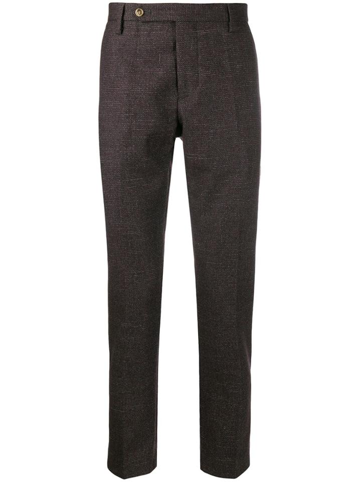 Entre Amis Straight-leg Trousers - Red