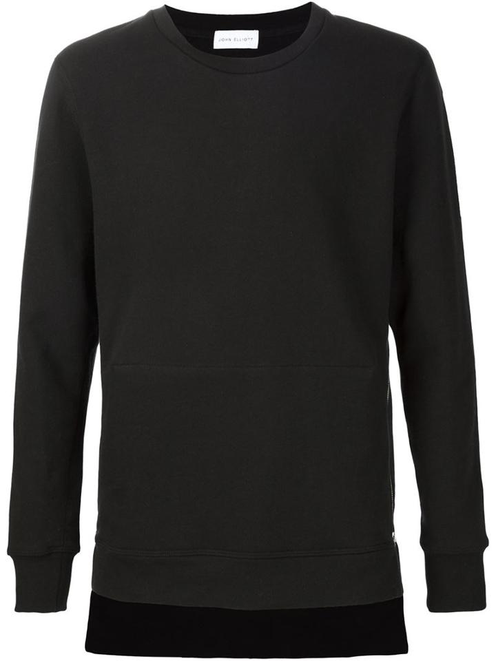 John Elliott Villain Sweatshirt, Men's, Size: Xxl, Black, Cotton