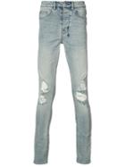 Ksubi - Distressed Skinny Jeans - Men - Cotton - 38, Blue, Cotton