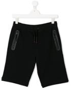 Diesel Kids Teen Fleece Short Pants - Black