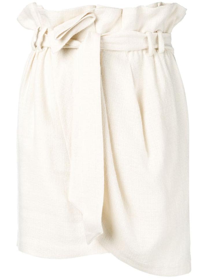 Iro Paperbag Wrap Skirt - Neutrals