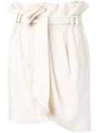 Iro Paperbag Wrap Skirt - Neutrals