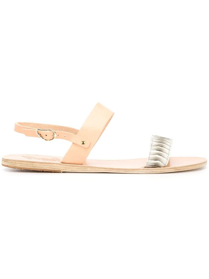 Ancient Greek Sandals Clio Sandals, Women's, Size: 39, Nude/neutrals, Leather/python Skin