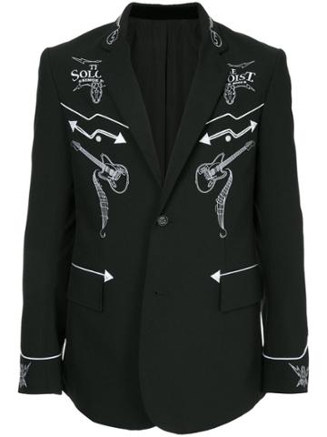 Takahiromiyashita The Soloist Printed Style Jacket - Black