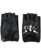 Karl Lagerfeld Mixed Geostones Glove - 999 Black