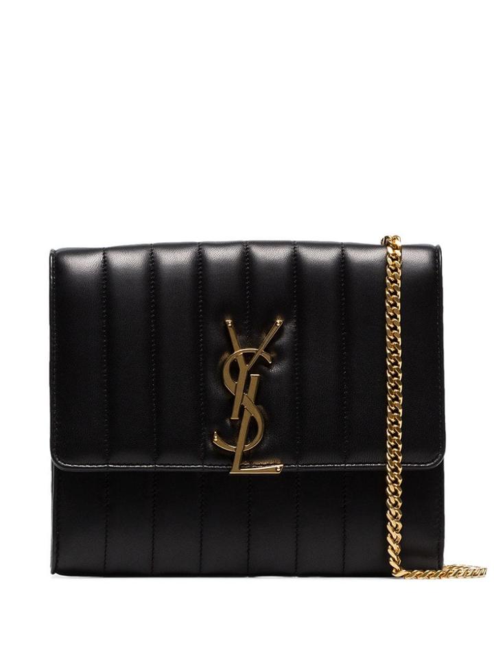 Saint Laurent Vicky Chain Mini Bag - Black