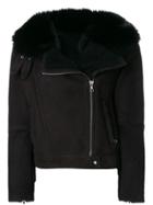 Yves Salomon Zipped Jacket - Black