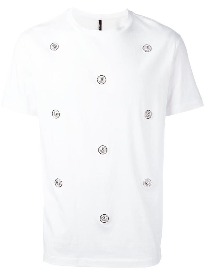 Versus Lion Head Embellished T-shirt