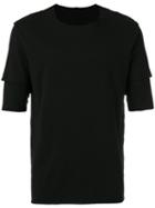 Attachment - Layered Sleeves T-shirt - Men - Cotton - Ii, Black, Cotton