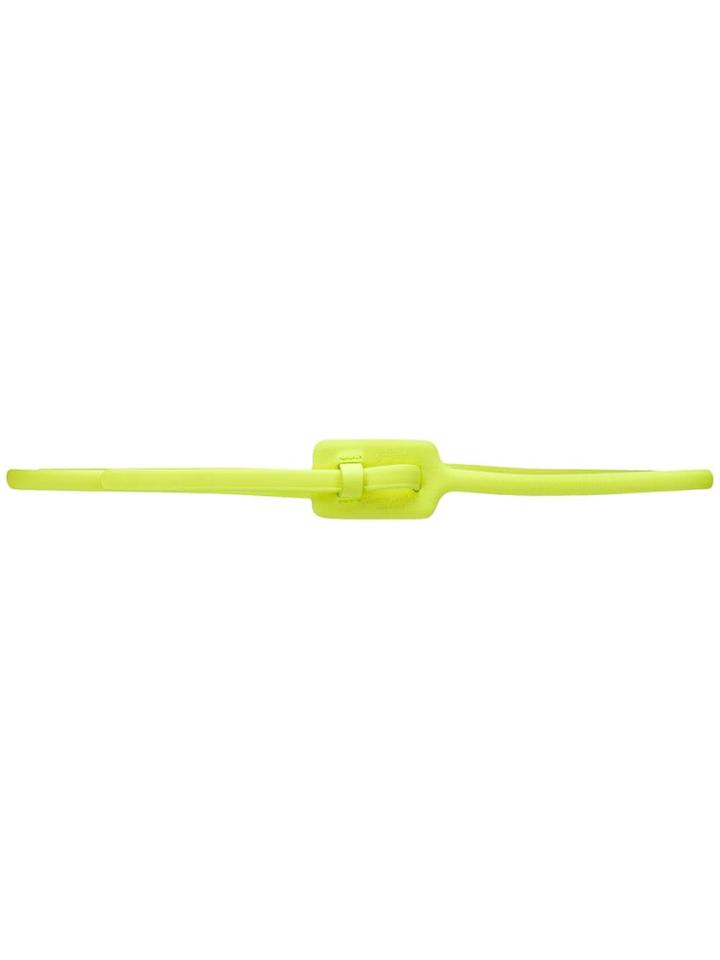 Off-white Skinny Belt - Yellow