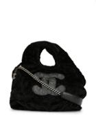 Chanel Pre-owned Artificial Fur Cc Tote - Black