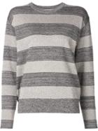 Derek Lam 10 Crosby Striped Metallic Sweater
