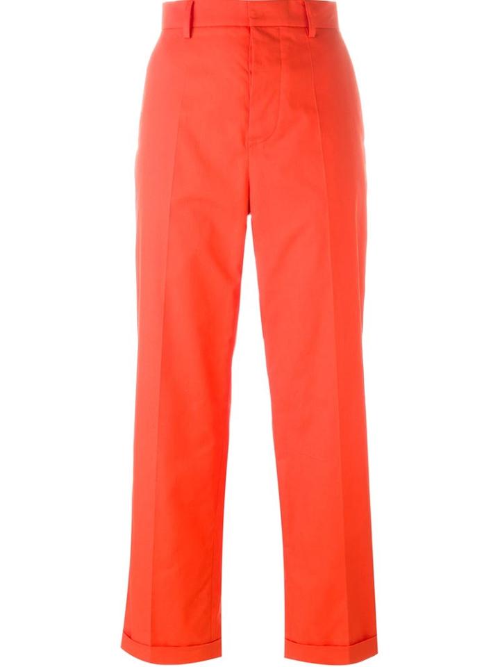 Sofie D'hoore 'peyton' Trousers, Women's, Size: Large, Yellow/orange, Cotton