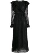 Giambattista Valli Long Lace Dress - Black