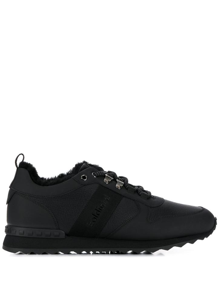 Baldinini Logo Tape Low-top Sneakers - Black