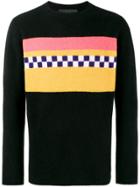 The Elder Statesman Gofa Striped Jumper - Black