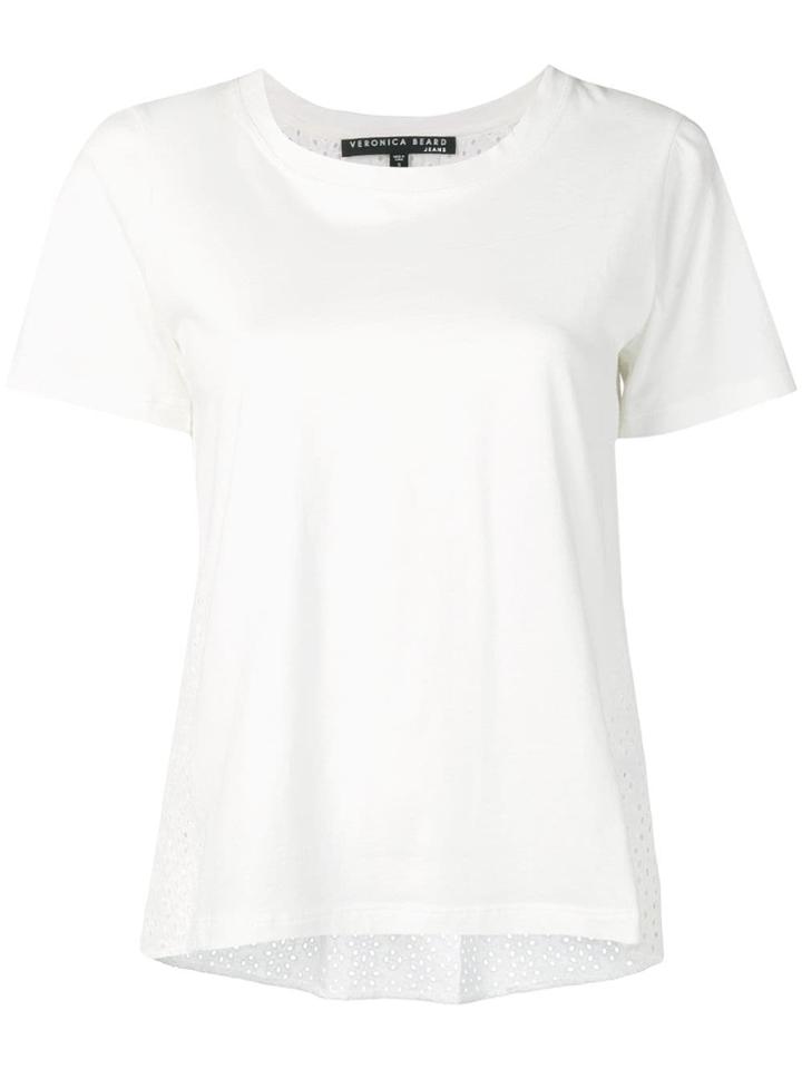Veronica Beard Lace Back T-shirt - White