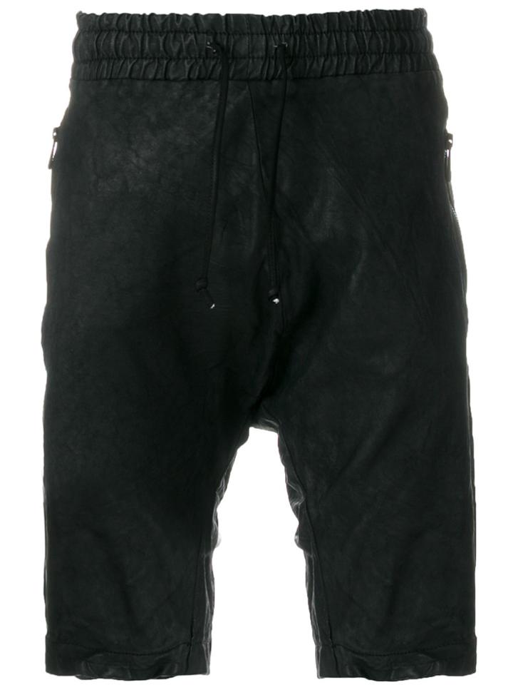Giorgio Brato Elastic Waist Shorts - Black