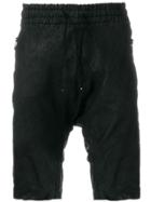 Giorgio Brato Elastic Waist Shorts - Black