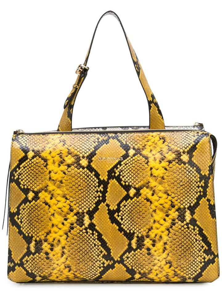 Rochas Borsa Double Ring Shoulder Bag - White