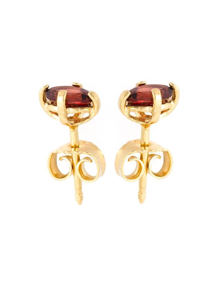 Wouters & Hendrix 'playfully Precious' Garnet Earrings, Women's, Metallic