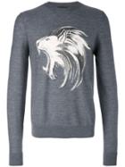 Just Cavalli Lion Print Sweatshirt - Grey