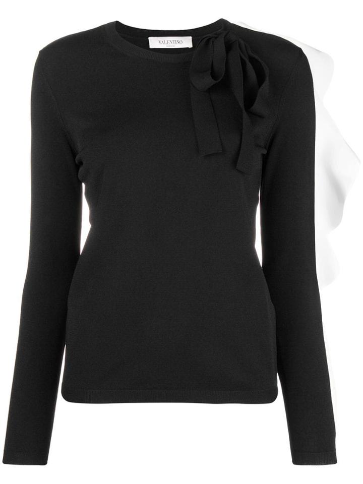 Valentino Bow Detail Jumper - Black