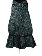 Antonio Berardi Embellished Hooded Sleeveless Coat