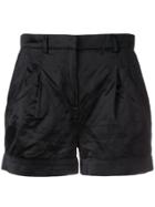 Philosophy Di Lorenzo Serafini Kids Satin Shorts - Black