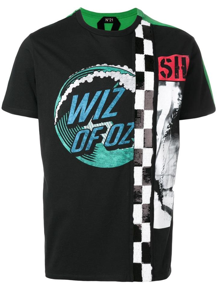 No21 'wiz Of Oz' Print T-shirt - Black