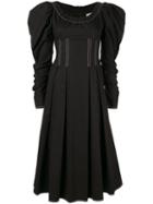 Rejina Pyo Carla Puff-shoulder Dress - Black