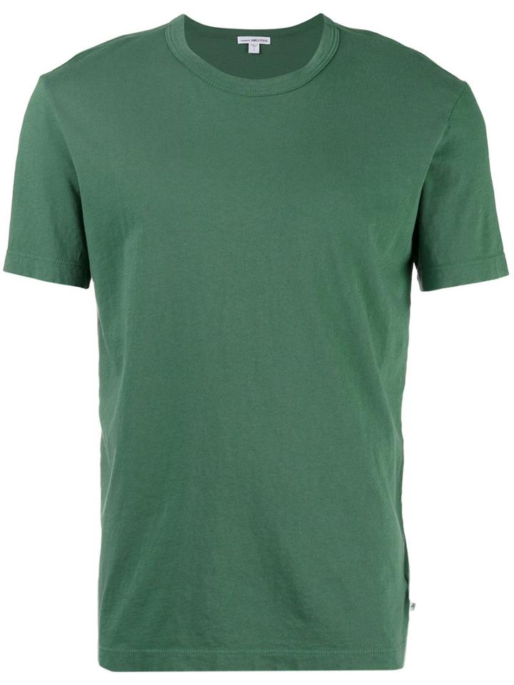 James Perse - Classic T-shirt - Men - Cotton - 0, Green, Cotton