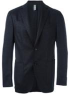Ermenegildo Zegna Woven Blazer, Men's, Size: 50, Blue, Silk/cotton/cupro/wool